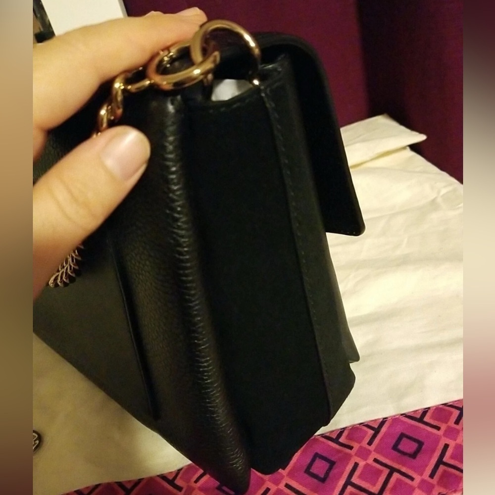 Tory Burch Authentic Kira Mixed Materials Embellished Unique Bag Limited Edition - Picture 14 of 15